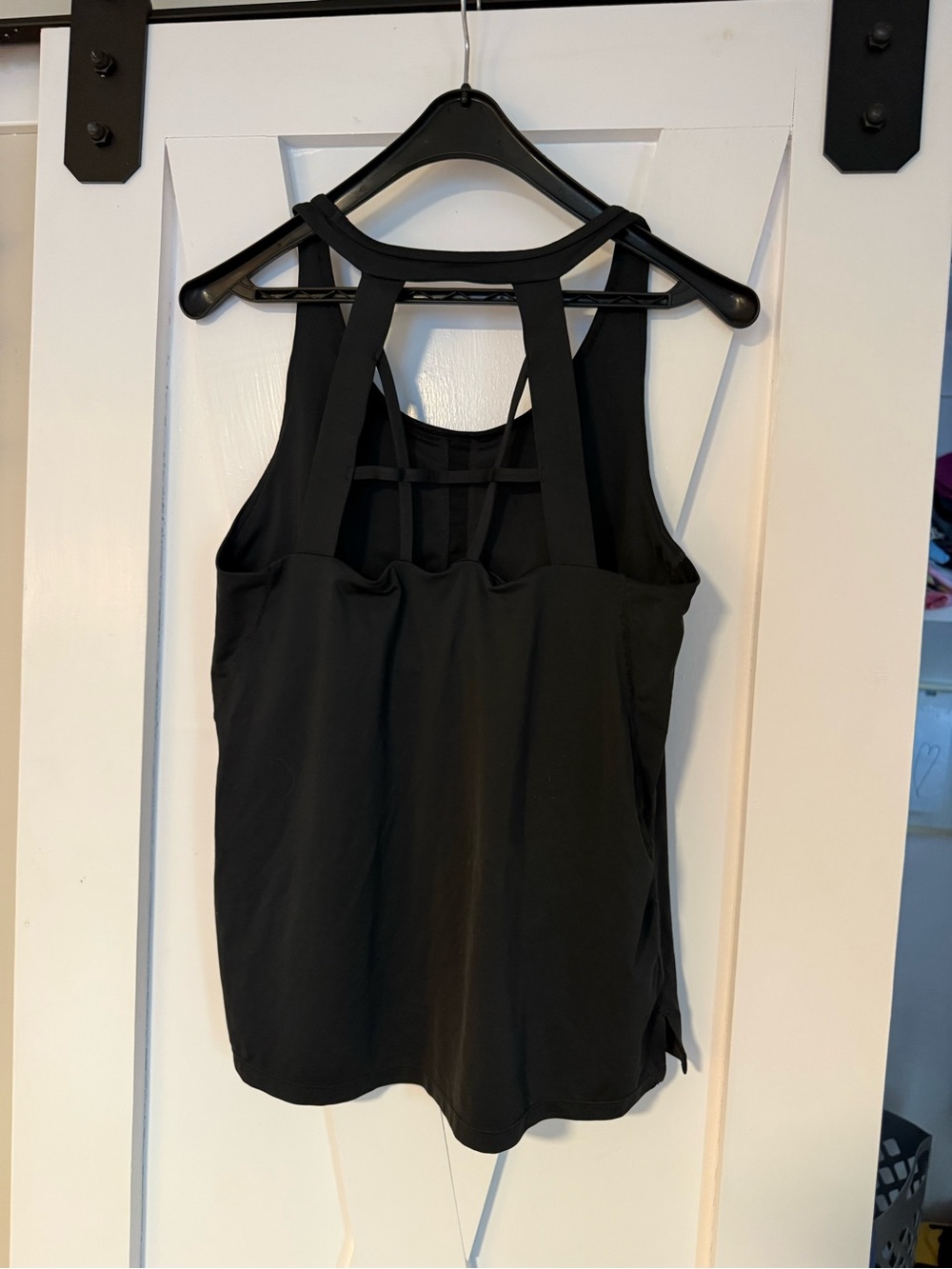 Toad&Co Black Double-Strap Racerback Tank - Picture 2 of 4